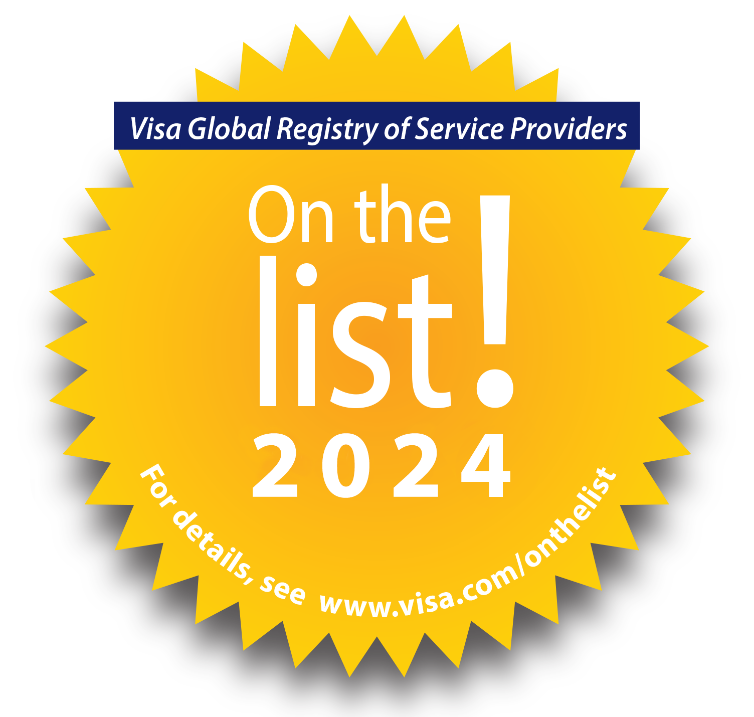 Visa Service Provider Badge